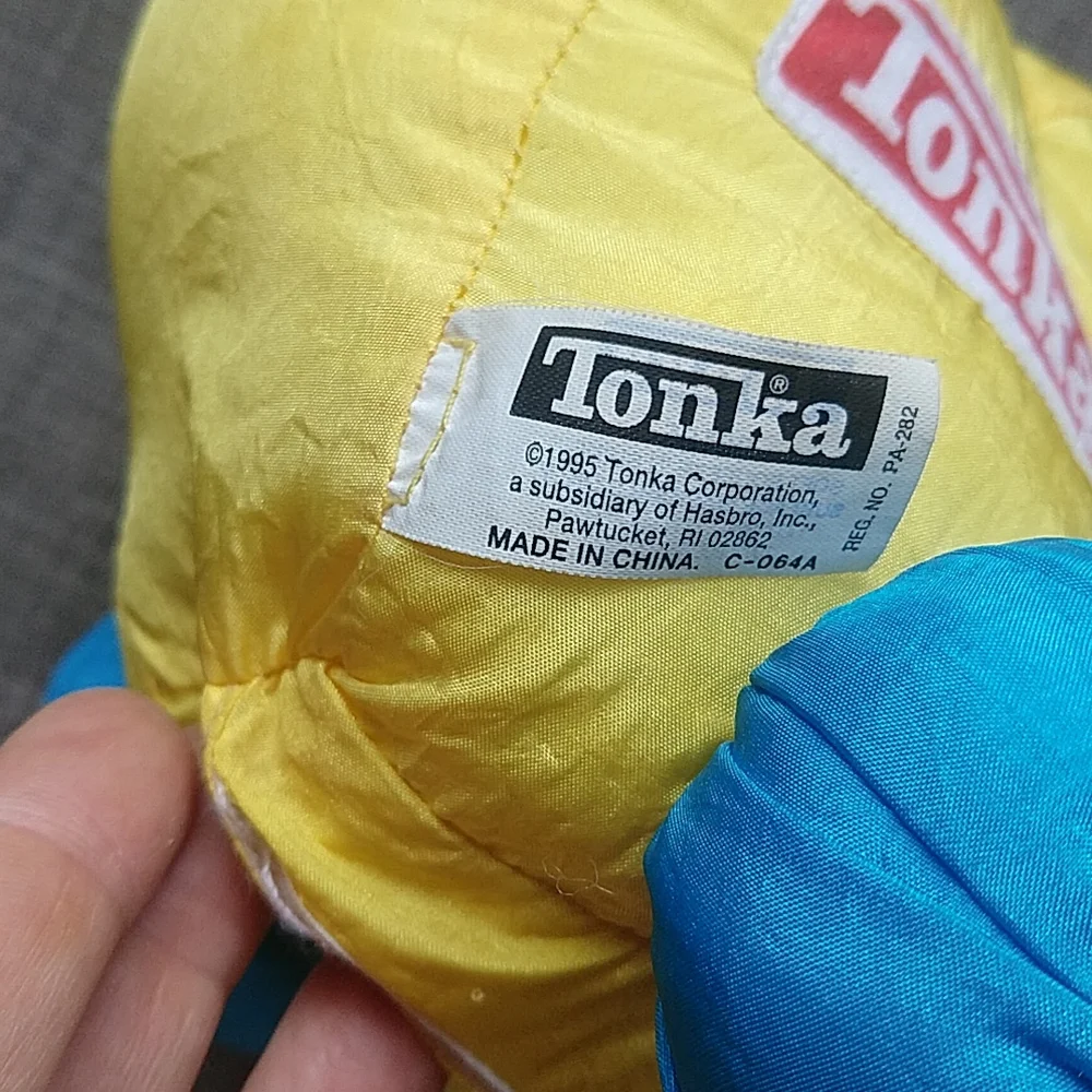 90s Vintage Tonka Trucks Plush Toy